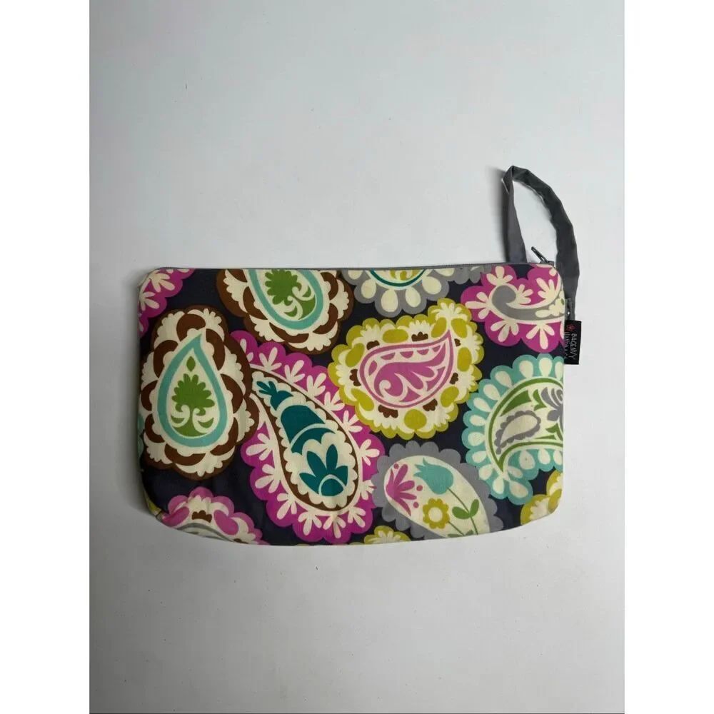 Bagenvy Paisley Minky Pouch Makeup’s Bag